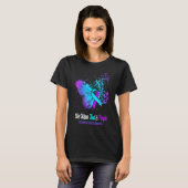 We Wear Teal And Purple Rheumatoid Arthritis Aware T-Shirt (Vorne ganz)