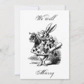 We will marry – Announcement to the wedding Einladung (Vorderseite)