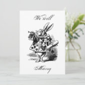 We will marry – Announcement to the wedding Einladung (Stehend Vorderseite)