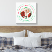 We Wish You A Merry Christmas Leinwanddruck (Insitu (Schlafzimmer))