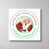 We Wish You A Merry Christmas Leinwanddruck (Vorderseite)