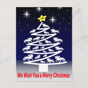 We Wish you a Merry Christmass Postkarte