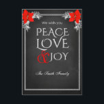 We wish you peace love & joy einladung<br><div class="desc">We wish you peace love & joy</div>