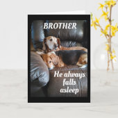 WE WISH YOU THE BEST BIRTHDAY EVER BROTHER CARD KARTE (Gelbe Blume)