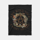 We Witch You A Merry Winter Solstice Yule Pagan Sa Fleecedecke (Vorderseite)