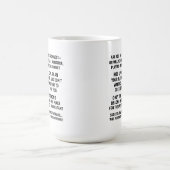 “Weak Don’t Drink — Only Winners Take This” , Kaffeetasse (Mittel)