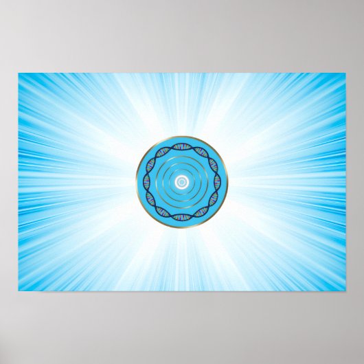 Wealth and happiness manifestation art for poster (Vorne)