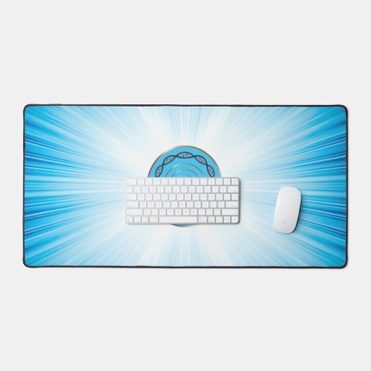 Wealth and happiness manifestation art for schreibtischunterlage (Tastatur & Maus)