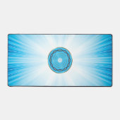 Wealth and happiness manifestation art for schreibtischunterlage (Vorderseite)