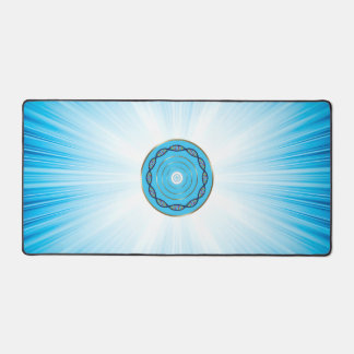 Wealth and happiness manifestation art for schreibtischunterlage