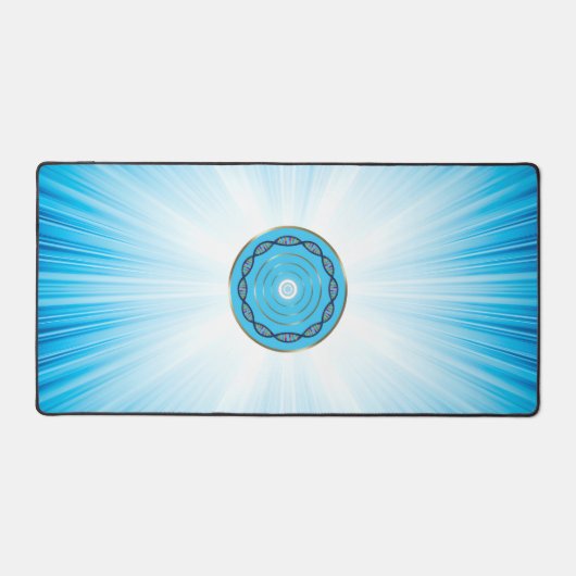 Wealth and happiness manifestation art for schreibtischunterlage (Vorderseite)