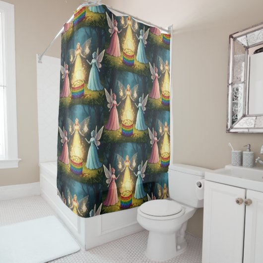 Wealth Fairy Bridal Duschvorhang (Beispiel)