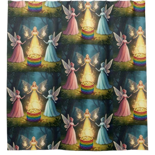 Wealth Fairy Bridal Duschvorhang (Vorderseite)