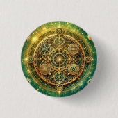 Wealth Flow Sigil Button (Vorderseite)