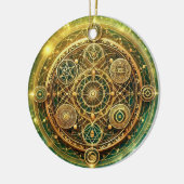 Wealth Flow Sigil Keramik Ornament (Links)