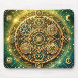 Wealth Flow Sigil Mousepad