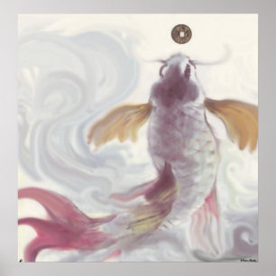 Wealth Hunger Carp Poster