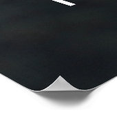 Wealth Is Built Quietly. Poverty Is Loud - Poster (Ecke)