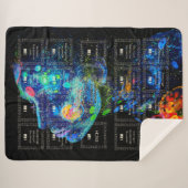 Wealth Money Manifestation Affirmations Sherpadecke (Vorderseite (Horizontal))