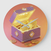 Wealth Reise C Große Wanduhr (Vorderseite)