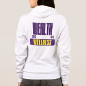 Wealth Starts With Wellness Compound Movement Zip Hoodie (Rückseite)