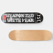 WEAPONISIERTE WEISSE ANGST Skateboard (Horizontal)