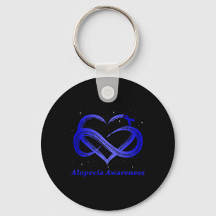 Wear Blue for Alopecia Awareness Warrior Schlüsselanhänger