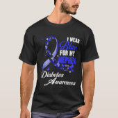 Wear Blue For My Nephew T1d Diabetes Awareness Blu T-Shirt (Vorderseite)