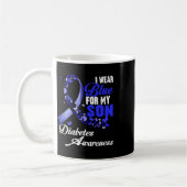 Wear Blue For My Son T1d Diabetes Awareness Blue R Kaffeetasse (Links)