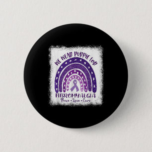 Wear im Mai Lila Fibromyalgie Bewusstseinsbildung Button
