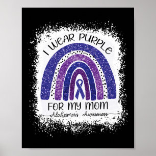 Wear Lila für meine Mama Alzheimerheimer Poster