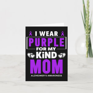 Wear Lila für meine Mama Alzheimerheimer Sensibili Karte