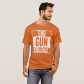 Wear Orange - End Gun Gewalt T-Shirt (Vorne ganz)
