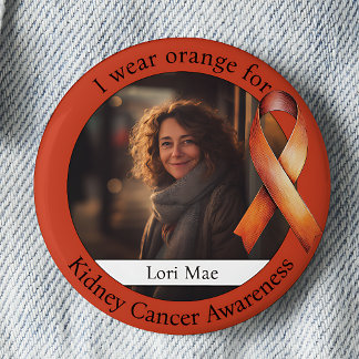 Wear Orange for Self Harm Awareness Photo Button