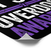 Wear Purple For My Son Overdose Awareness 4 Poster (Ecke)