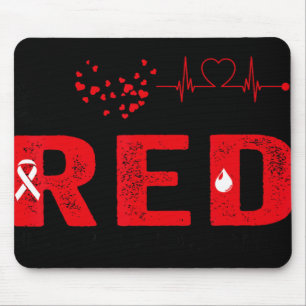 Wear Red Day Go Red Heart Disease Awareness 2025 Mousepad