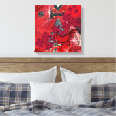 Wear Red Leinwanddruck (Insitu (Schlafzimmer))