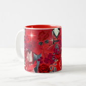 Wear Red Zweifarbige Tasse (Vorderseite Links)