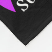 Wear Teal Purple In Memory Of My Nephew Suicide Aw Fleecedecke (Ecke)