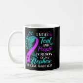 Wear Teal Purple In Memory Of My Nephew Suicide Aw Kaffeetasse (Links)