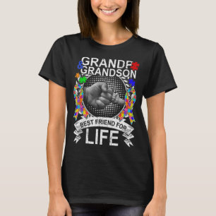 Wear this Grandpa And Grandson Best Friend Autism T-Shirt