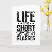 Wear Ugly Glasses Karte (Gelbe Blume)