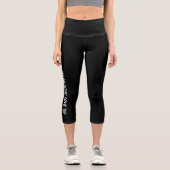 Wear Your Love© Capri Leggings with original art (Vorderseite)