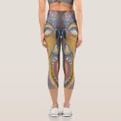 Wear Your Love© Capri Leggings with original art (Rückseite)