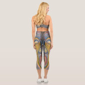 Wear Your Love© Capri Leggings with original art (Rückseite)