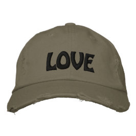 Wear Your Love © embroidered hat Bestickte Baseballkappe
