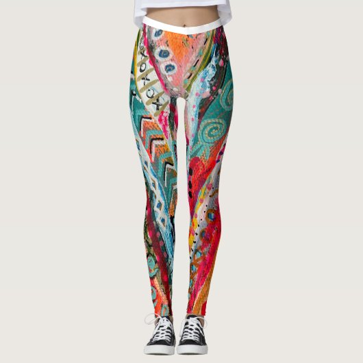 Wear Your Love leggings - Original Art - love wins (Vorderseite)