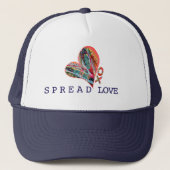 Wear Your Love trucker hat - Spread Love Truckerkappe (Vorderseite)