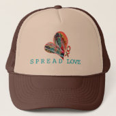 Wear Your Love trucker hat - Spread Love Truckerkappe (Vorderseite)