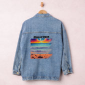 Wearable Art Beach Abschluss Denim Jacket Jeansjacke (Hangar)